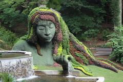 Earth Goddess plant sculpture at Atlanta Botanical Gardens