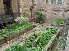 Exposed flooring at Winchester Palace