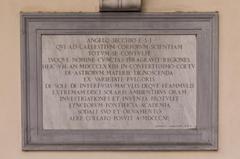 Gedenktafel des Angelo Secchi im Cortile des Palazzo della Cancelleria