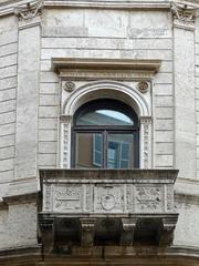 Oriel on the Piano Nobile at Palazzo della Cancelleria, Rome