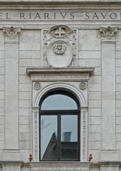 Andrea Bregno Fensterädikula Hauptfassade Palazzo della Cancelleria