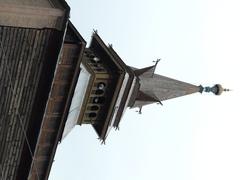 Jami Masjid spire over mihrab hall