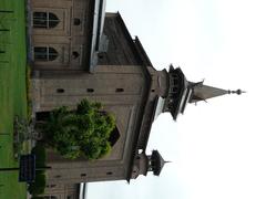 Jami Masjid western courtyard facade in Srinagar, Jammu and Kashmir, India