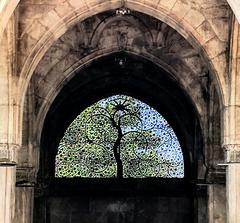 intricate latticework at Sidi Saiyyed Mosque in Ahmedabad, Gujarat