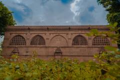 Sidi Saiyyed Mosque in Ahmedabad with intricate stone latticework windows