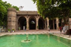 Sidi Saiyyed Mosque in Ahmedabad front view