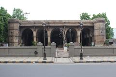 Front view of Sidi Saiyyed Mosque, Ahmedabad