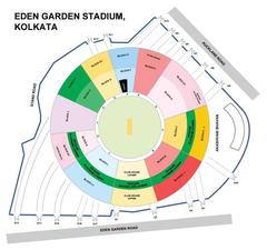 Eden Gardens block map