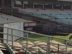 Eden Gardens pavilion with sight screen view