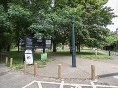 Entrance to Parliament Hill Fields, Gospel Oak, London