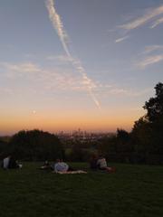 Parliament Hill Hampstead during sunset