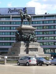 Monument to Tsar Liberator Alexander II in Sofia, Bulgaria