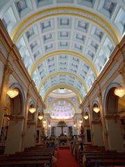 Inside view of Our Lady of Angels, Pondicherry