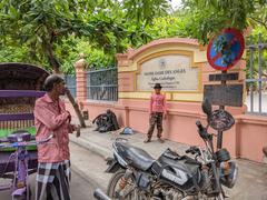 Pondicherry street view, Tamilnadu 2022