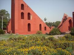 Giant Spherical Sun Dial in Delhi, India