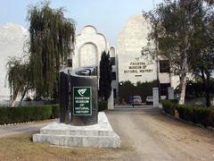 monument in Pakistan with PMNH logo