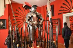 Armor and weaponry at Lobkowicz Palace