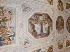 Grand Hall ceiling of Palais Lobkowitz in Prague