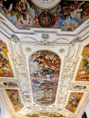 Palais Lobkowitz concert hall ceiling