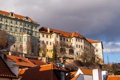 Pražský hrad with Ústav šlechtičen and Lobkowitzský palace view