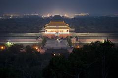 Beijing Imperial Palace at night