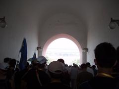 Entrance of the Palace Museum with people