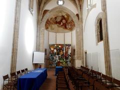 Interior of the Church of Sant'Antonio Abate allo Steri with Renato Guttuso's 'Vucciria'