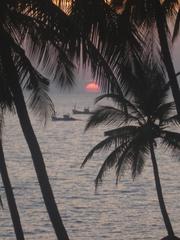 Goa sunset at Palolem Beach