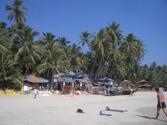 Palolem Beach in Goa at sunset