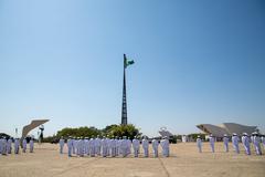 Ceremony of exchanging the National Flag at Praça dos Três Poderes in Brasília DF