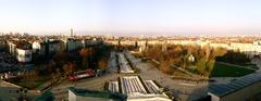 Panorama of Sofia from the National Palace of Culture