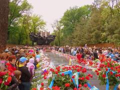 Monument of Glory in Kharkiv, Ukraine on Victory Day 2012