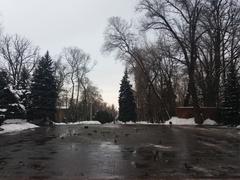 Panfilov Park in winter, 2019