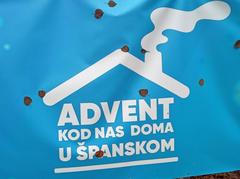 Advent celebration logo in Špansko, Zagreb, Croatia