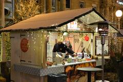 Advent in Zagreb with festive lights