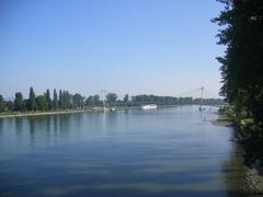 The Rhine between Strasbourg and Kehl