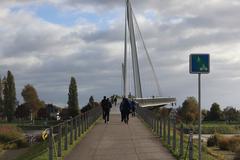 La passerelle Mimram connecting Kehl and Strasbourg