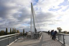 Passerelle des Deux Rives connecting Kehl and Strasbourg