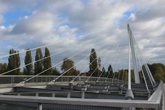 La Passerelle Mimram over the Rhine River