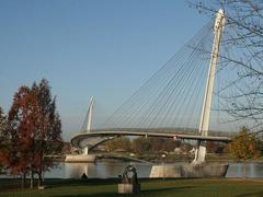 La passerelle du Jardin des Deux Rives viewed from the German side