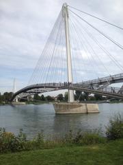 Passarelle bridge connecting Straßburg and Kehl