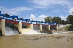 Aruvikkara Dam in Thiruvananthapuram, Kerala, India