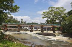 Bridge in front of Aruvikkara Dam, Thiruvananthapuram, Kerala