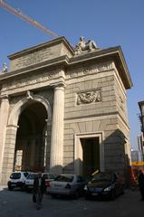 Porta Garibaldi city gate in Milan