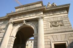 Porta Garibaldi city gate in Milan, Italy