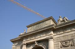 Porta Garibaldi city gate in Milan, Italy