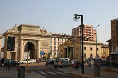 Porta Garibaldi city gate in Milan