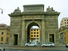 Porta Garibaldi Gate Milano seen from Corso Como