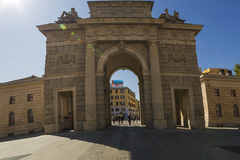 Photo of Porta Garibaldi monument in Italy