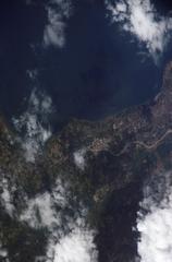 view of France from space during ISS Expedition 15